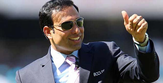 Laxman during one of his commentary stints