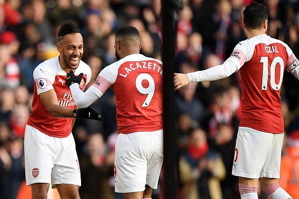 The duo of Lacazette and Aubameyang could trouble Chelsea&#039;s defence
