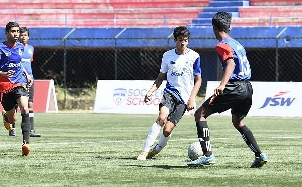 Action from Day 5 of the Boost BFC Inter-School Soccer Shield