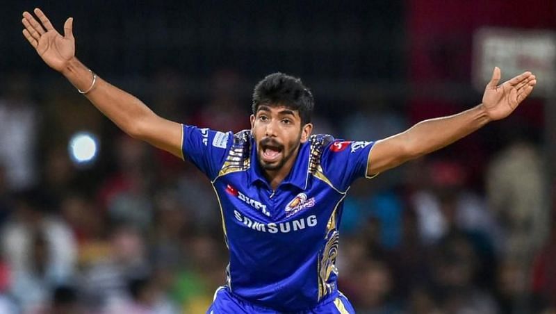 Bumrah appealing for a wicket