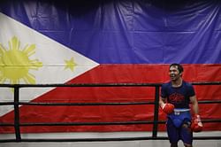 Manny Pacquiao talks about his career at breakfast