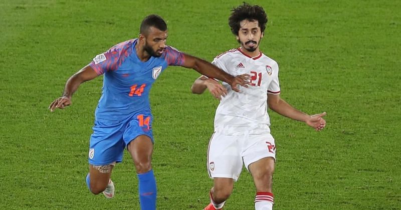 Mabkhout goal seals a 2-0 victory for UAE against India in the AFC Asian Cup, 2019