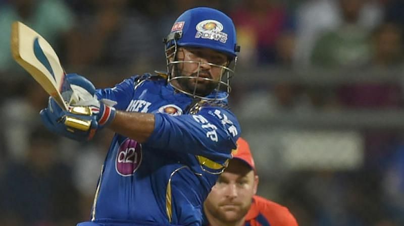 Parthiv Patel in action for Mumbai Indians in IPL