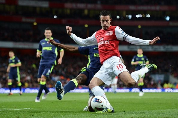 Robin van Persie had the ability to finish with both his feet