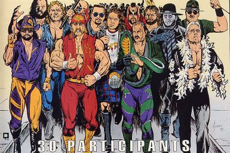 The official poster for the 1992 Royal Rumble