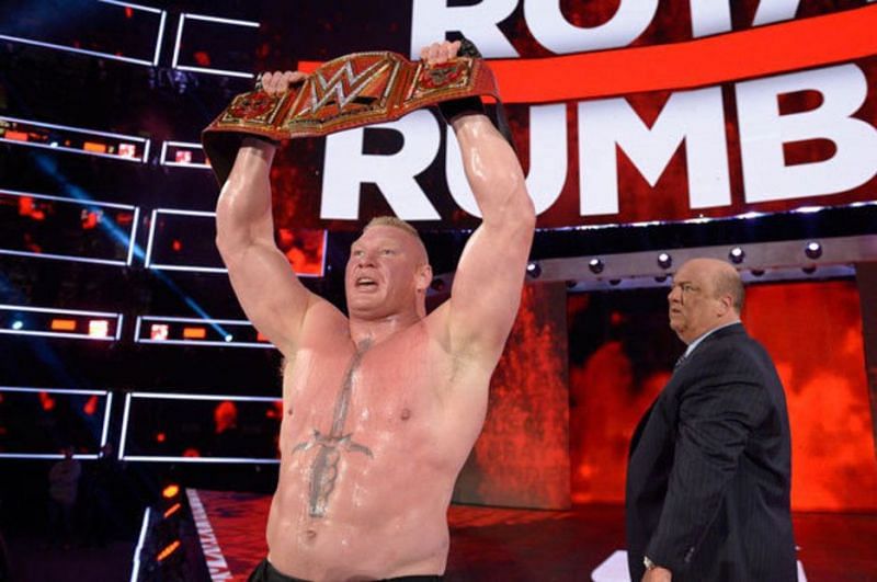 Lesnar retained his title last year at the Royal Rumble