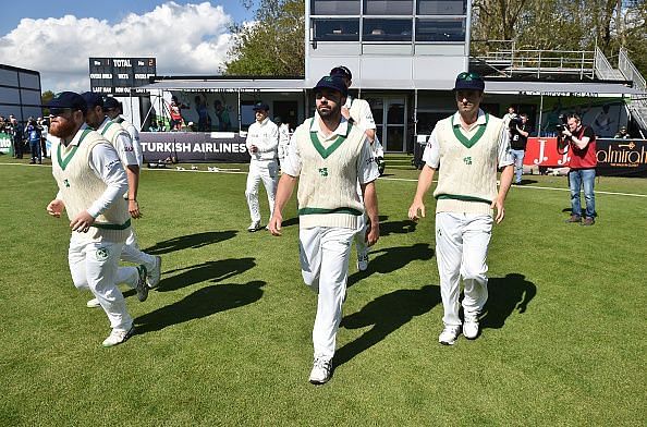 Ireland made their Test debut against Pakistan