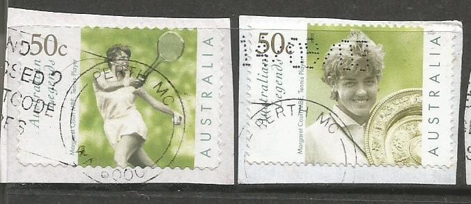 STAMPS OF AUSTRALIA ON MARGARET COURT