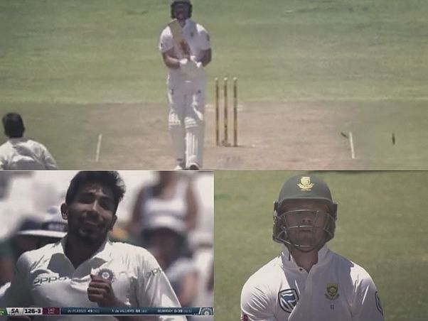 Bumrah completely foxed AB de Villiers with his delivery