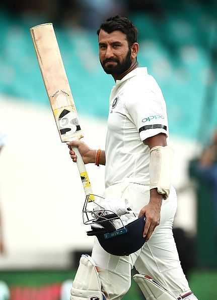 Pujara scored another century