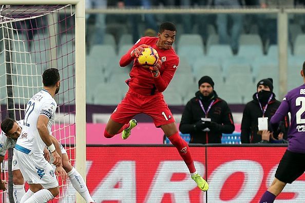 Lafont is a commanding figure in the box
