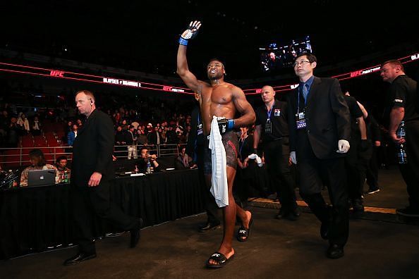 Francis Ngannou defeated his last opponent Curtis Blaydes in moments