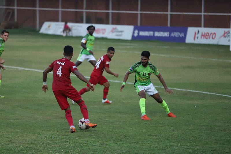 Chesterpaul Lyngdoh and Wayne Vaz was the brightest Indian players on the pitch