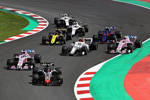 Grosjean would take himself and 2 others out at the start of the Spanish GP.