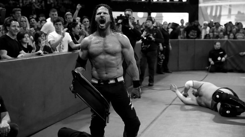 AJ Styles snaps during his SummerSlam WWE title match against Samoa Joe