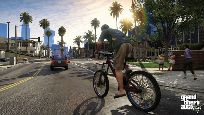 A shot from Grand Theft Auto 5