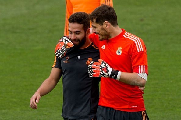 Dani Carvajal and Iker Casillas