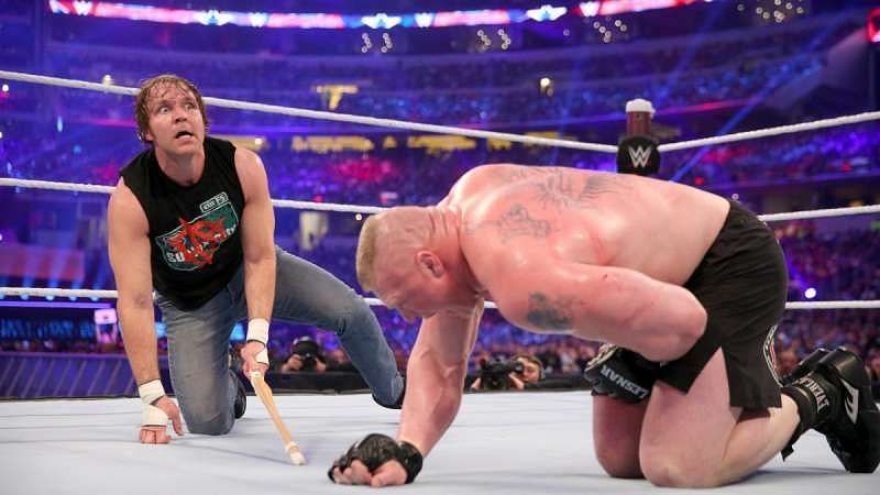 Remember the awful showing Dean Ambrose had against Brock Lesnar?