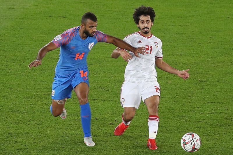 One moment of misunderstanding between the Indian defenders wasted all the efforts team India put in the first half (Courtesy: Indian Football Team official Twitter handle)