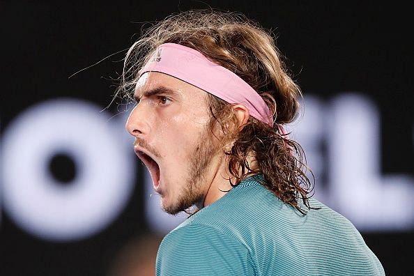 Tsitsipas got the only break of the match to lead two sets to one