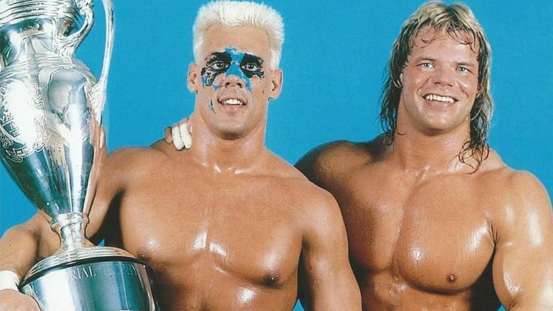 The popular face team of Lex Luger and Sting won the Crockett Cup in 1988.