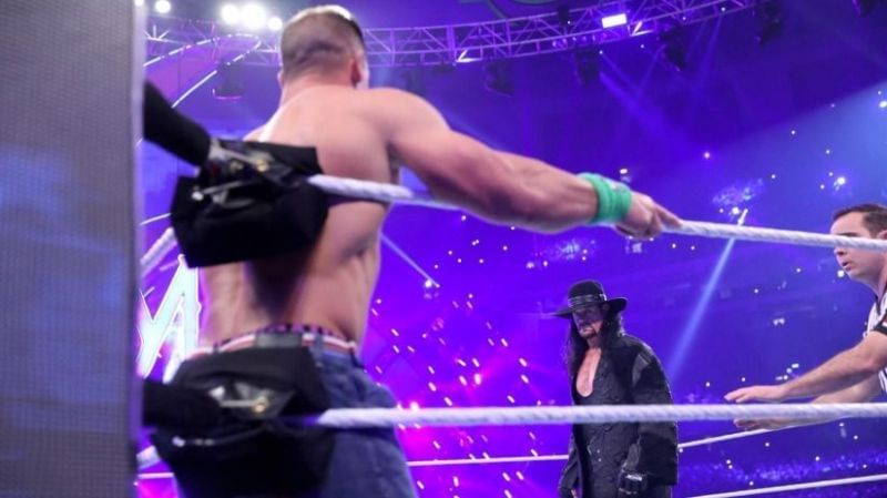 Image result for cena taker wrestlemania 34