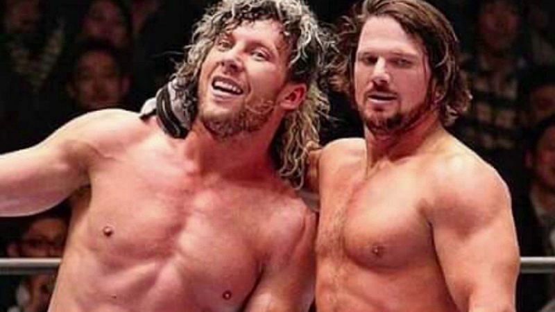 AJ Styles and Kenny Omega in Japan. Oddly, they never faced each other one on one.