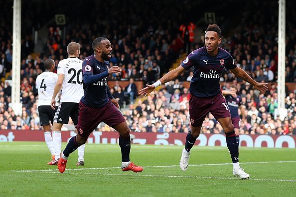 Aubameyang and Lacazette upfront for Arsenal can be a lethal combination