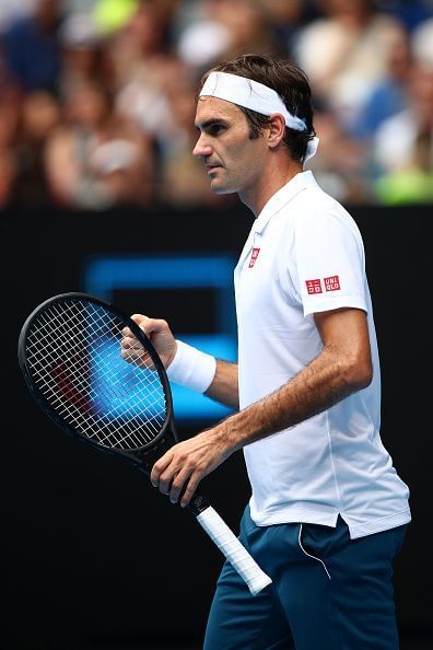 Roger Federer at the Australian Open