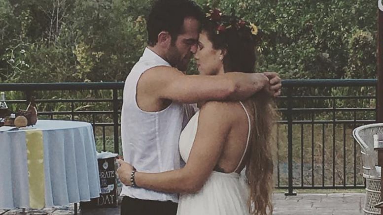 The two NXT stars tied the knot last year