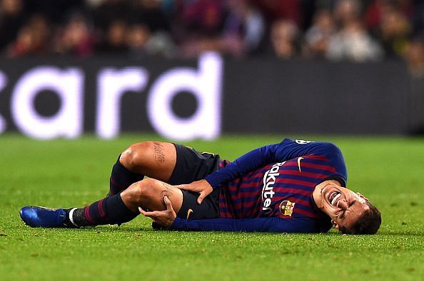 Coutinho has been plagued by injury woes at Barcelona