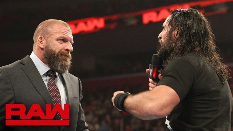 Triple H fired Seth Rollins up on RAW this past week