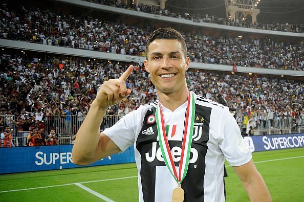 Ronaldo wins his first title with Juventus.