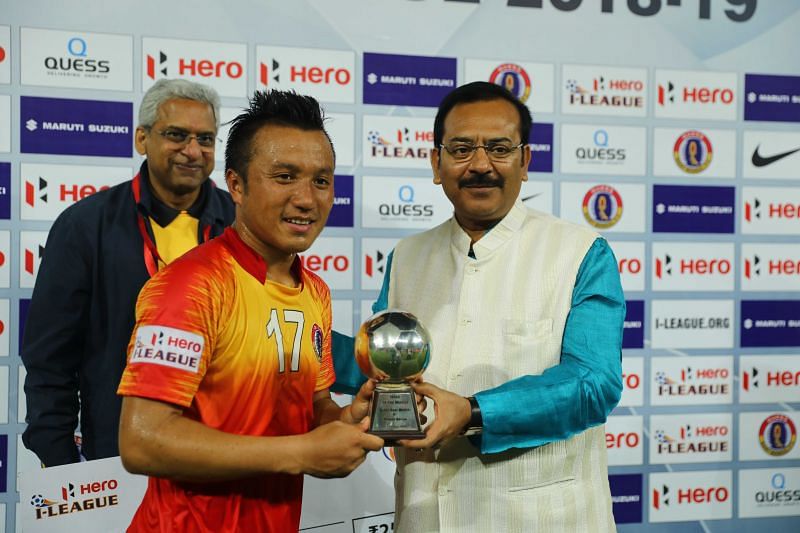 Laldanmawia Ralte was adjudged the &#039;Hero of the Match&#039; in the previous Kolkata Derby