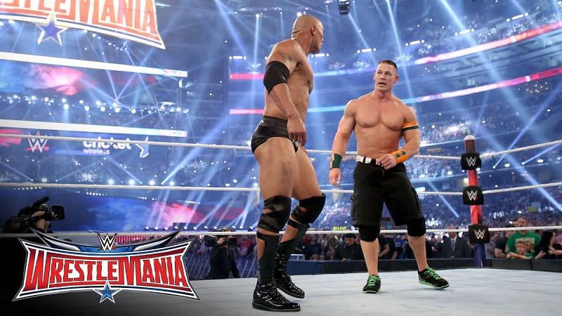 Cena returned to assist The Rock at WrestleMania 32 in 2016.