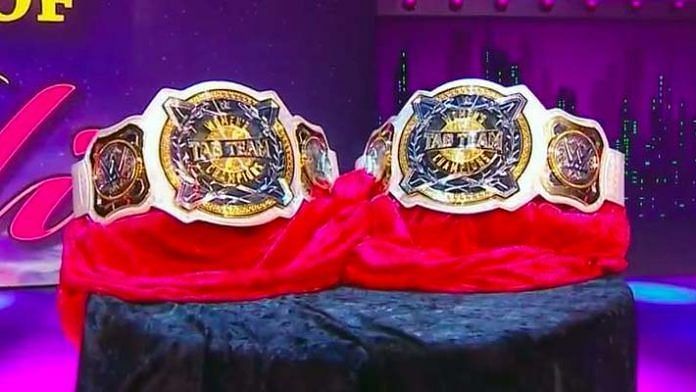 The new titles were unveiled on this week&#039;s episode of Raw.