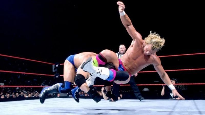 BA Billy Gunn hits the Fameasser on Ken Shamrock in the IC Title match