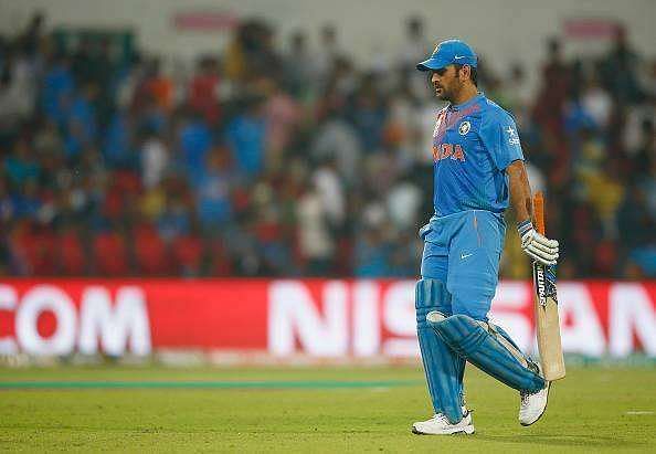 Dhoni failed to finishing