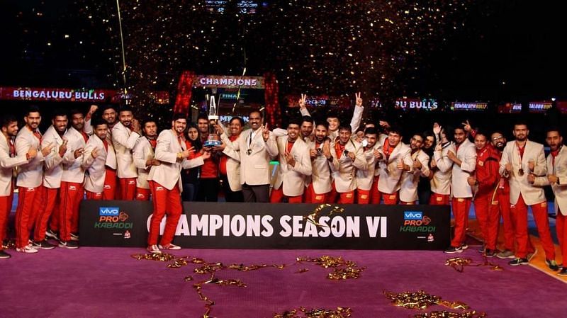 Bengaluru Bulls - Pro Kabaddi Season 6 Champions!