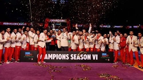 Bengaluru Bulls - Pro Kabaddi Season 6 Champions!