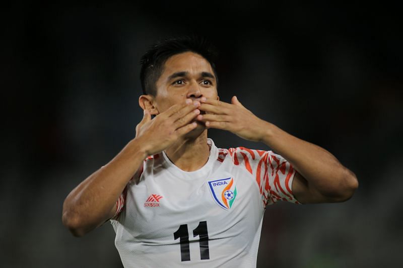 Sunil Chhetri scored one of the finest goals of the tournament so far