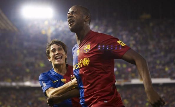 Yaya Toure had an effective time with the Blaugrana