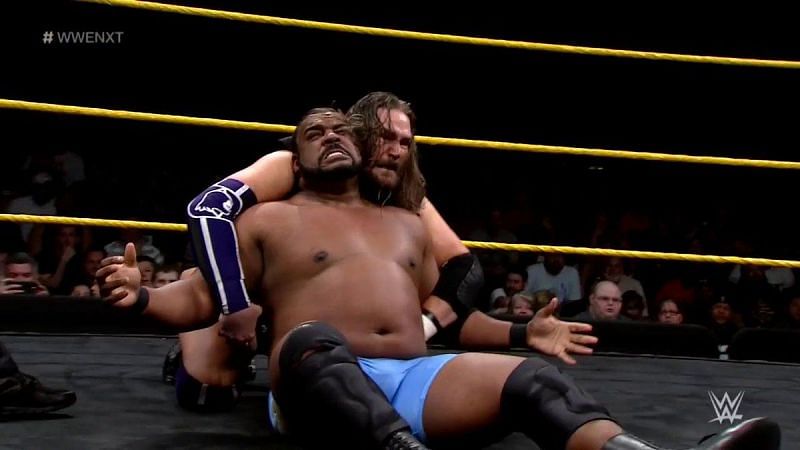 It was a battle of the giants in the main event of NXT