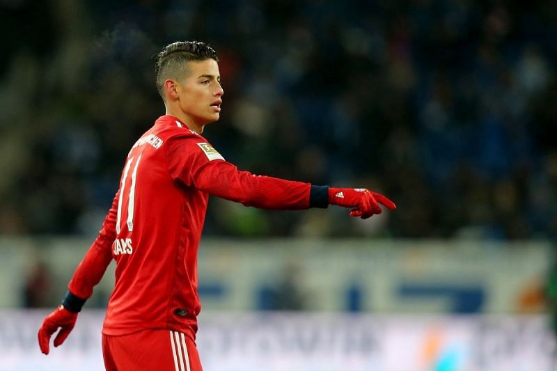 James Rodriguez is not having his best season at Bayern