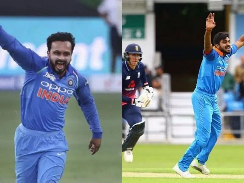 Kedar Jadhav and Vijay Shankar