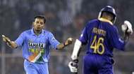 Kartik reacts after dismissing Atapattu