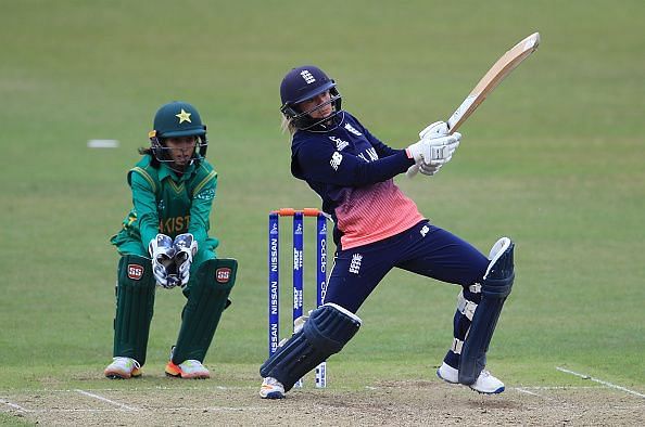 England Women v Pakistan Women - ICC Women&#039;s World Cup - Grace Road : News Photo