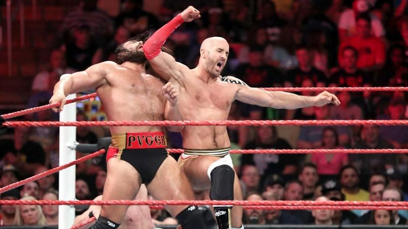 Cesaro is one half of the current SD Live tag team champions