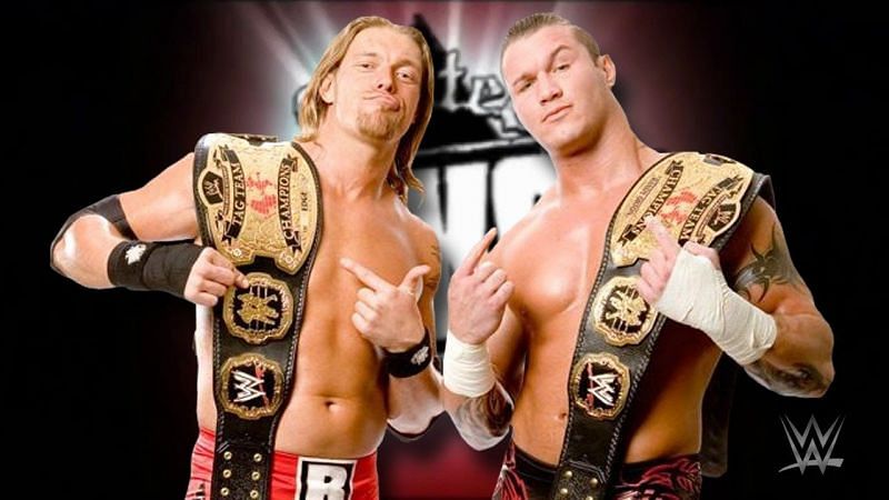 Both former World Champions, Edge and Randy Orton had great success as a tag team.