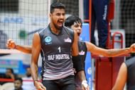 Akhin GS (Photo by Deepu Thomas) Kapil Dev receiving the Arjuna Award - (Image Courtesy: Spikers)